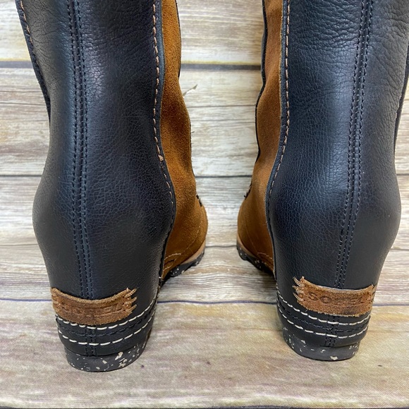 Sorel 9.5 Cate The Great Wedge Waterproof Boot - Picture 7 of 9